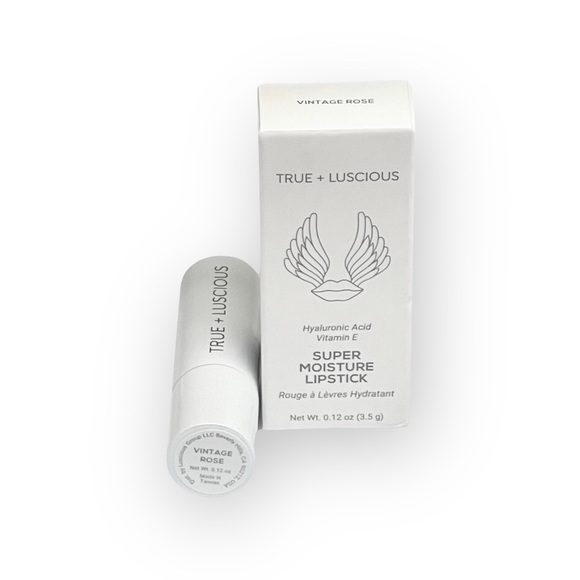 new True + Luscious ⚘ Vegan Super Moisture Lipstick ⚘ Vintage Rose ⚘ Full Size ⚘ - Picture 12 of 16